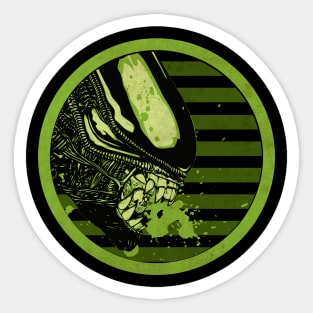 Vintage Xenomorph Sticker